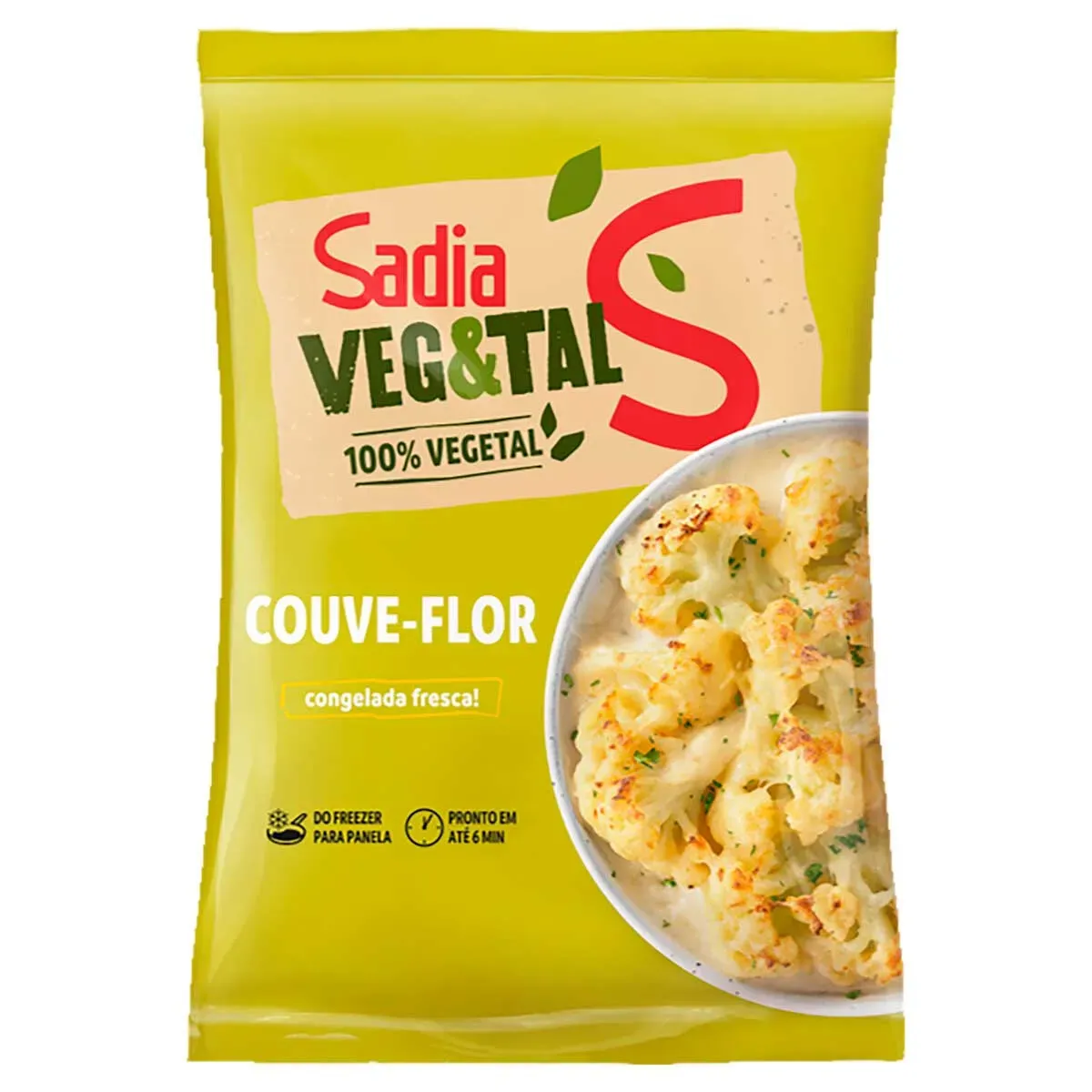 Couve-Flor Fresca Veg&Tal Sadia 1KG