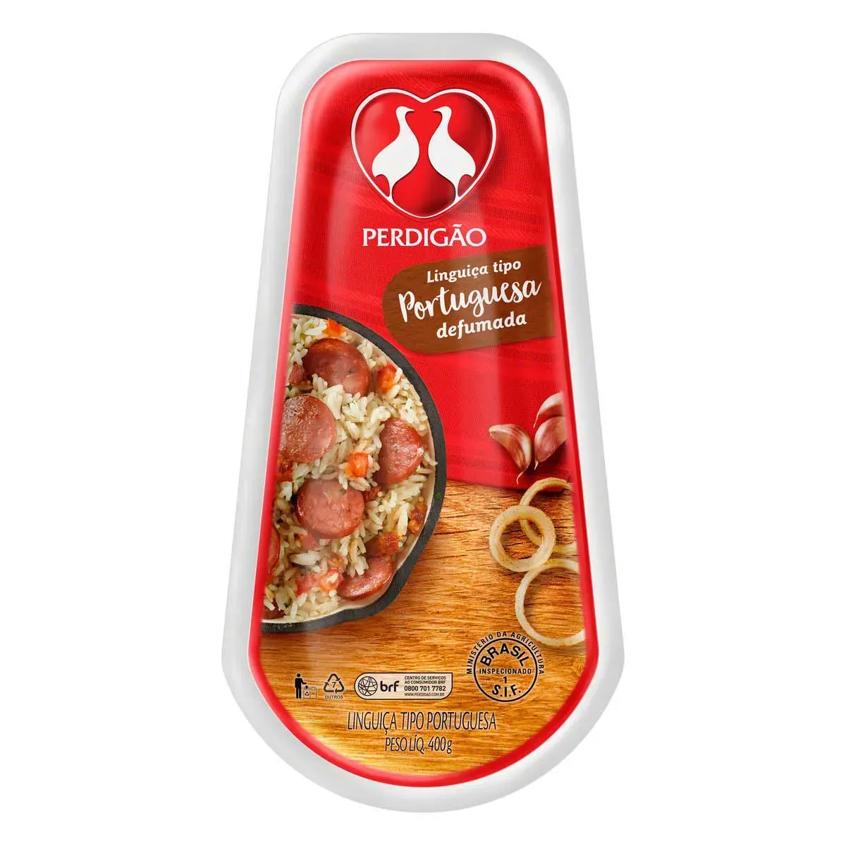 Linguiça Portuguesa Defumada Perdigão 400G