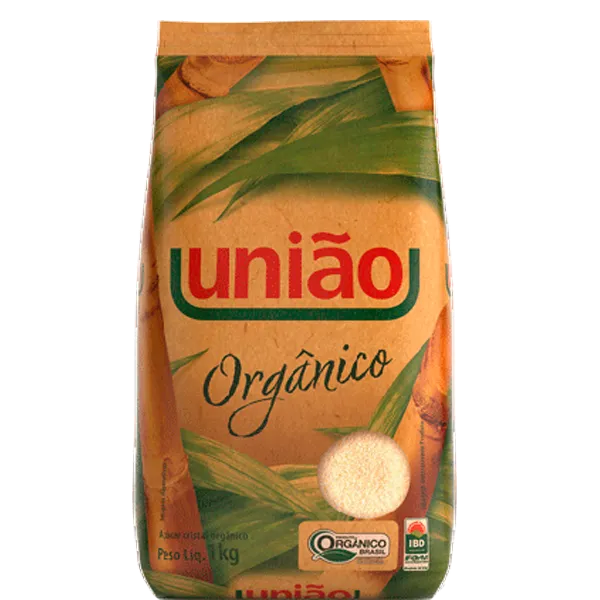 Açúcar Cristal Orgânico União Naturais 1KG
