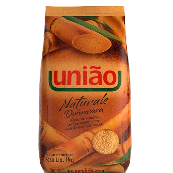 Açúcar Demerara União Naturais 1KG