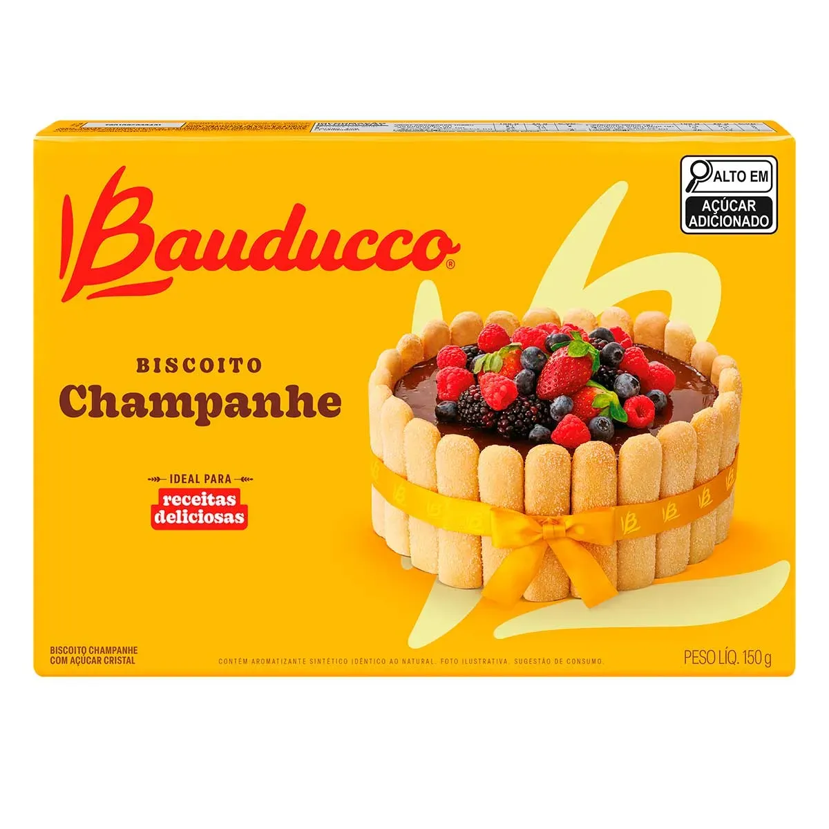 Biscoito Champanhe Cobertura Açúcar Cristal 150G