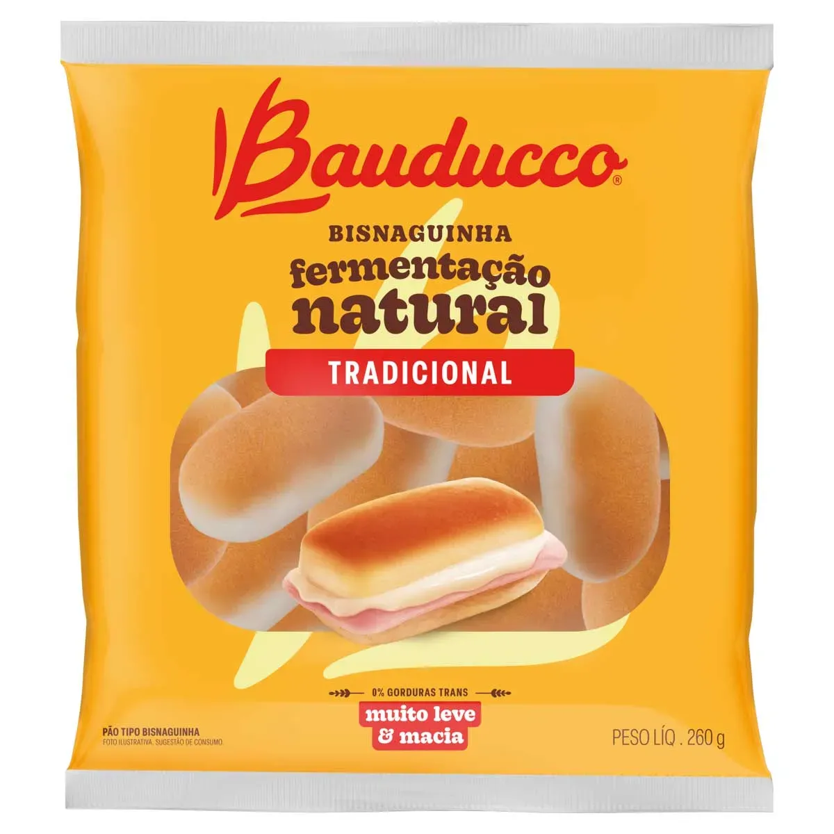 Pão Bisnaguinha Bauducco 260G