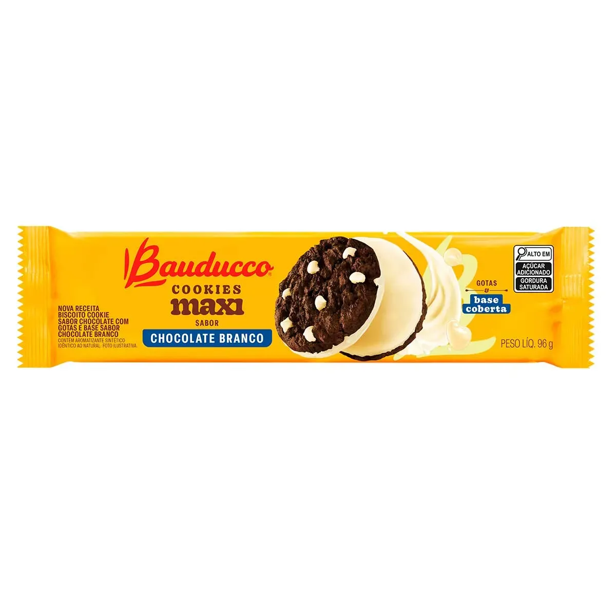 Biscoito Cookie Chocolate Gotas Bauducco 96G