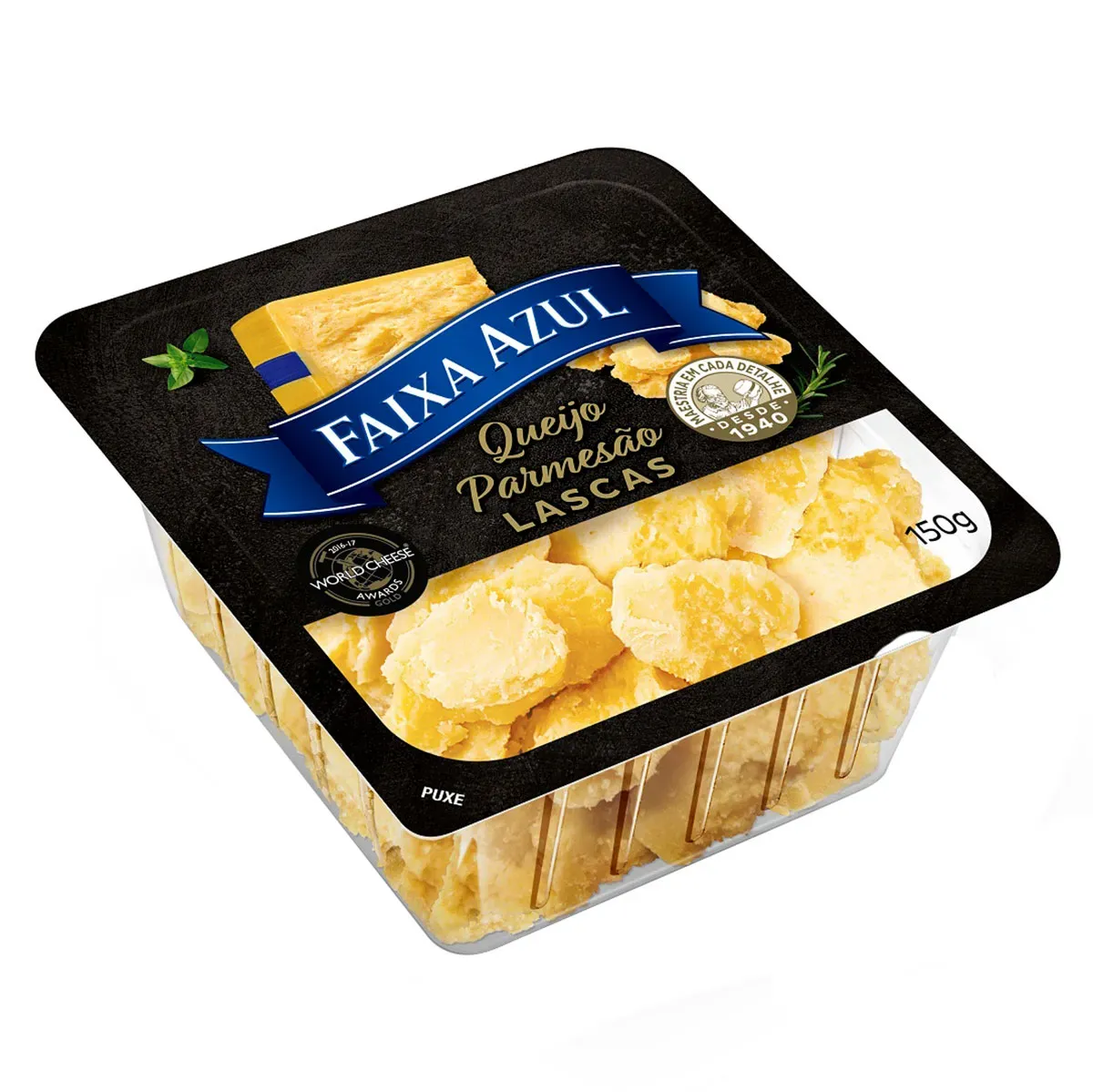 Queijo Parmesão Lascas Faixa Azul 150G