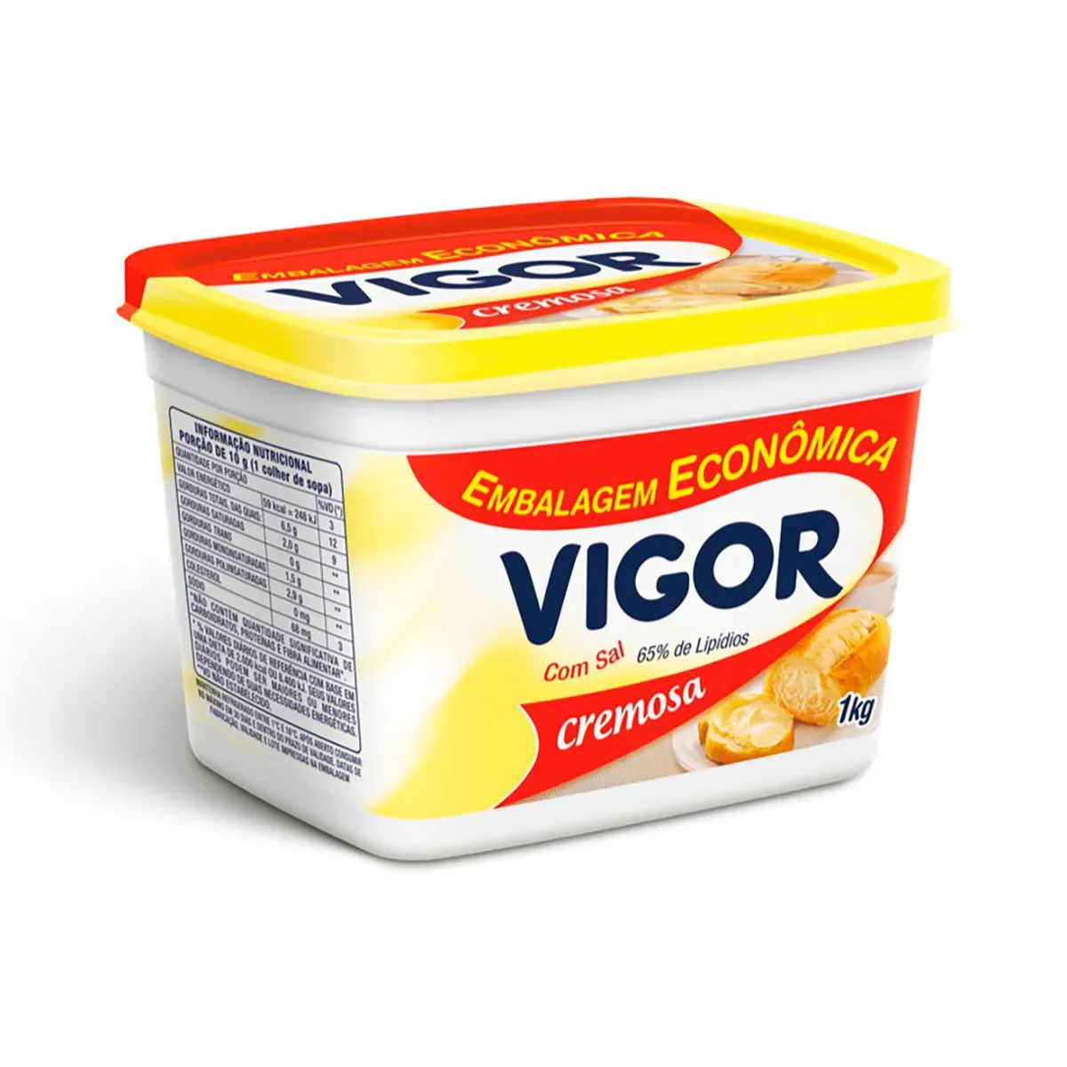 Margarina Cremosa com Sal Vigor 1KG