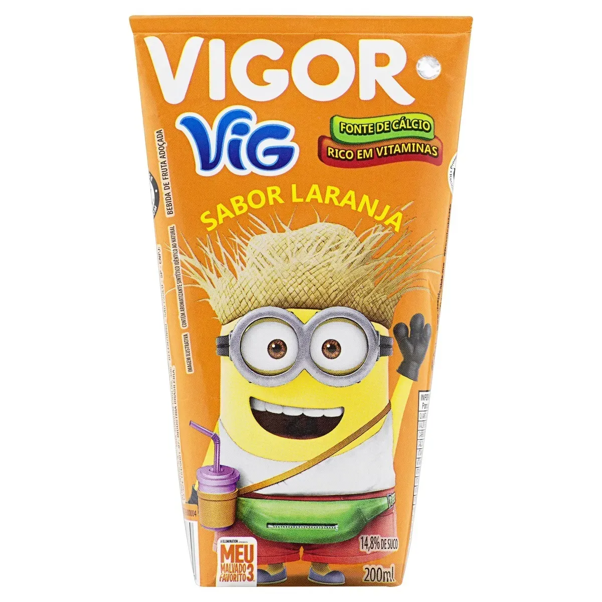 Suco Laranja Vig Minions Vigor 200ML 1UN