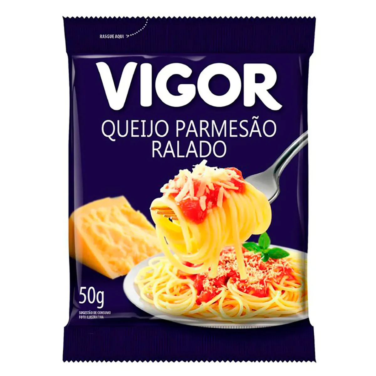 Queijo Parmesão Ralado Vigor 50G