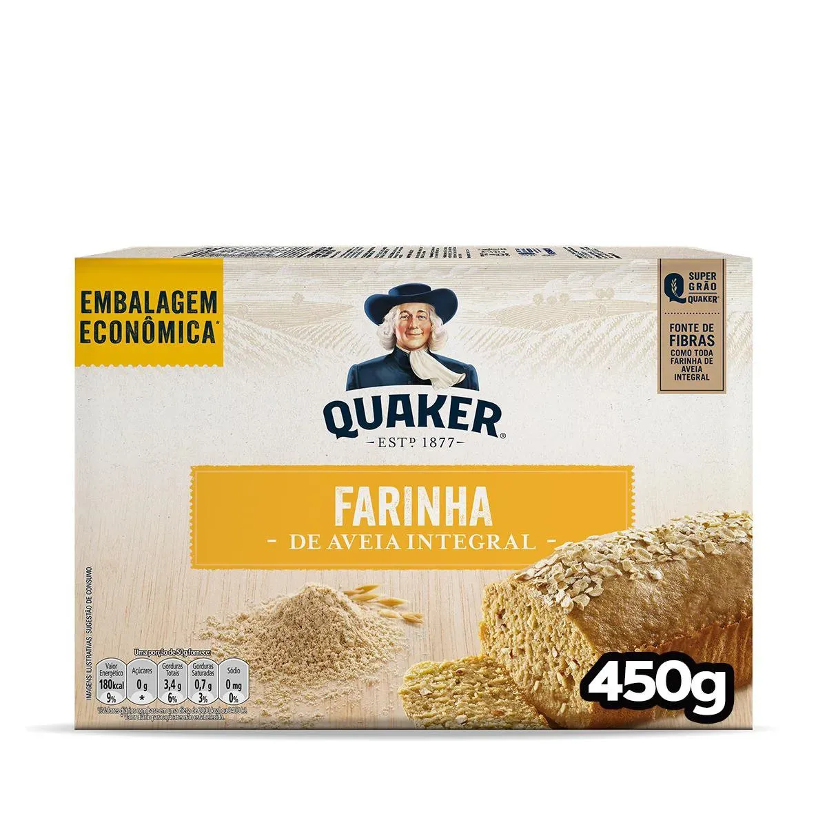 Farinha De Aveia Quaker 450G
