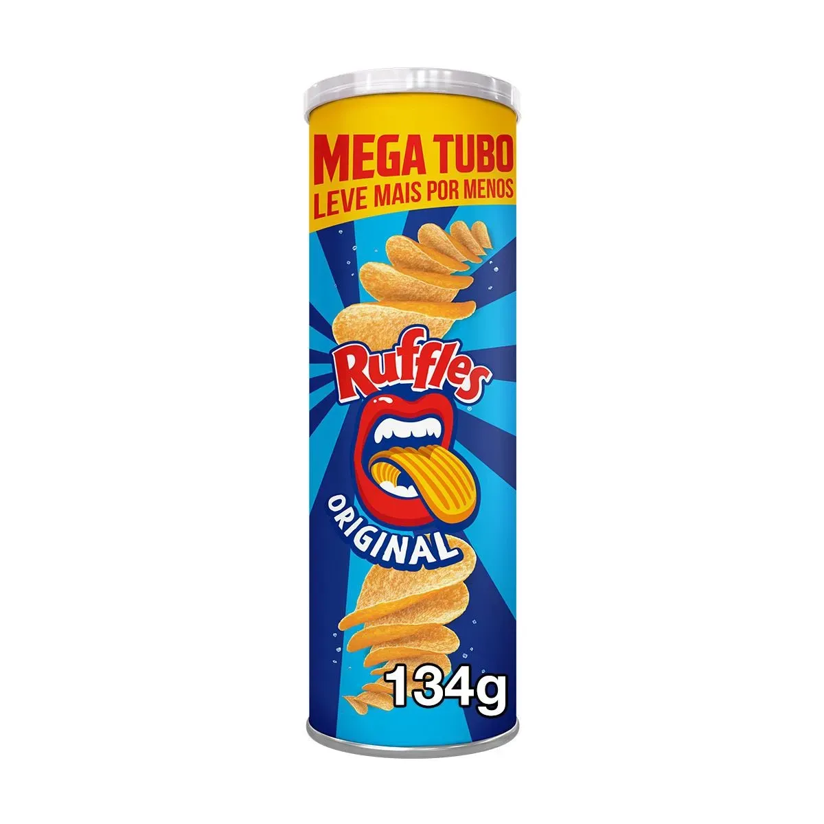 Batata Ruffles Mega Tubo 134G