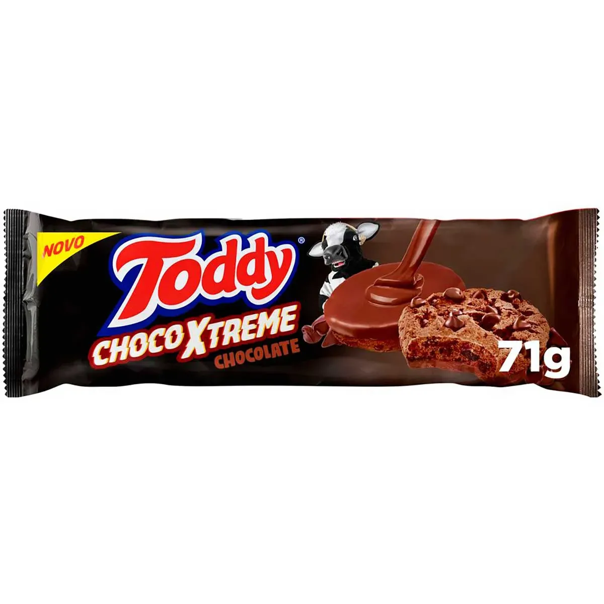Biscoito Cookie Chocolate ChocoXtreme Toddy 71G
