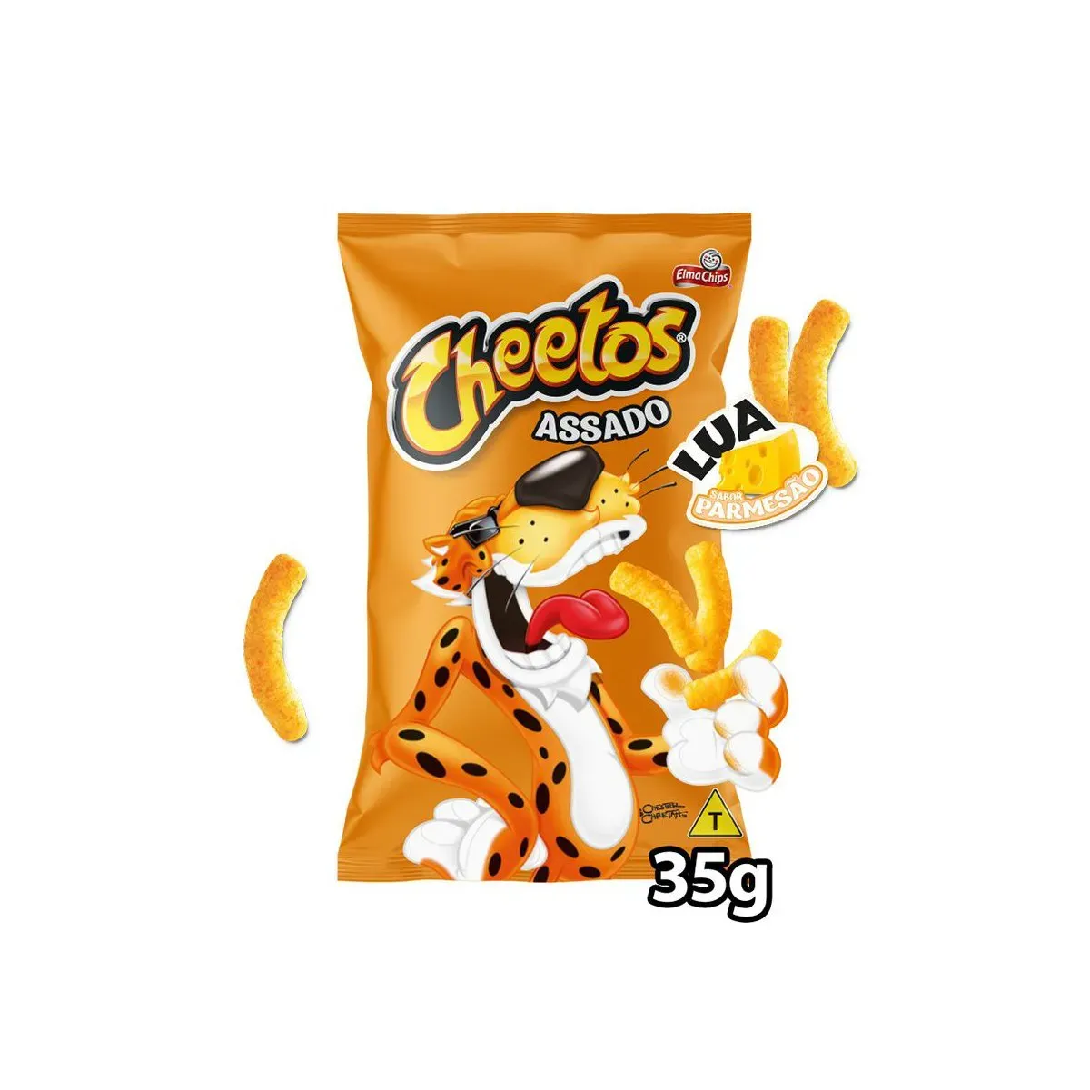 Salgadinho Lua Parmesão Cheetos Elma Chips 35G