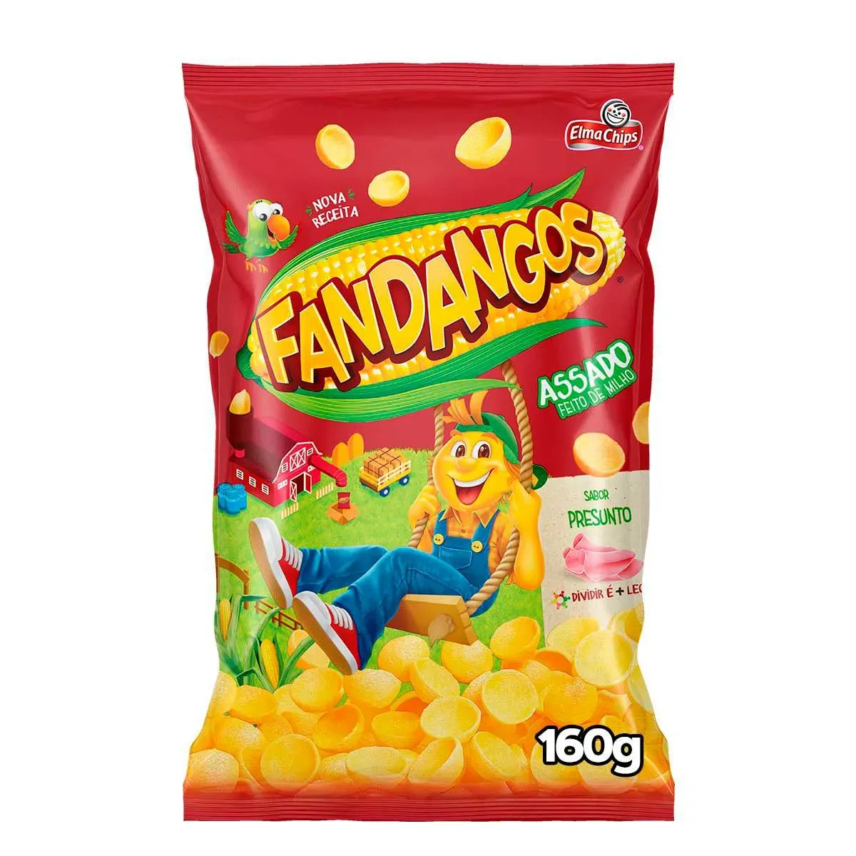 Salgadinho Presunto Fandangos Elma Chips 160G