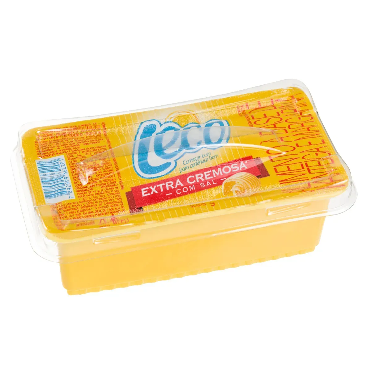 Mix Margarina Manteiga Extra Cremosa Sal Leco 200G