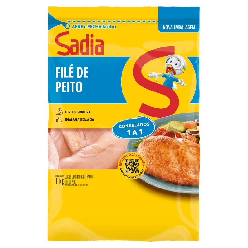 Filé de Frango Peito sem Osso Sadia 1KG