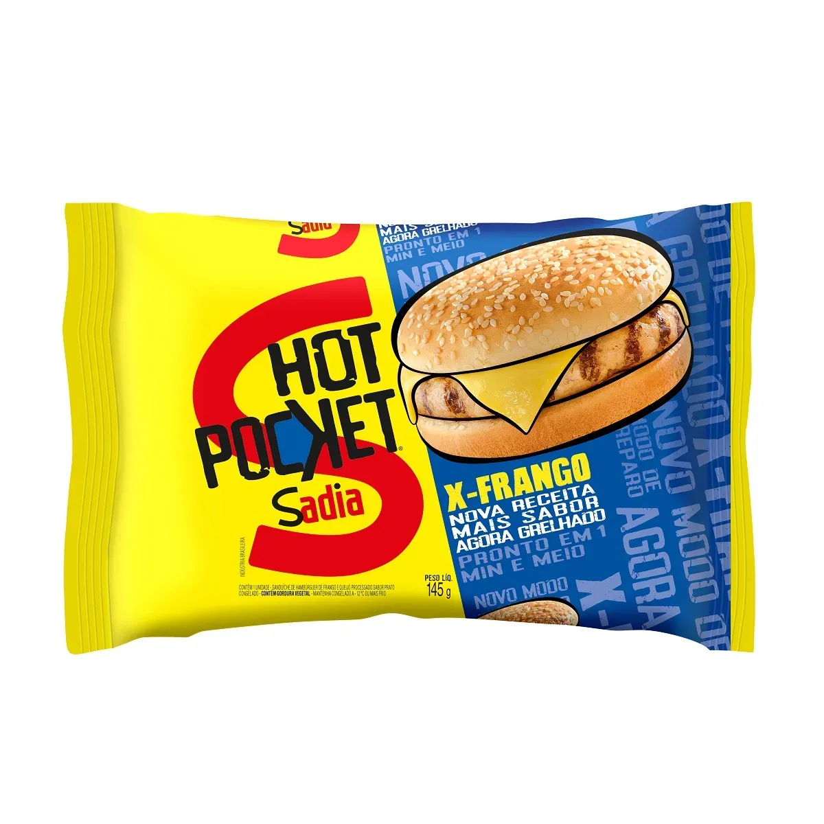 Hot Pocket X-Frango Sadia 145G