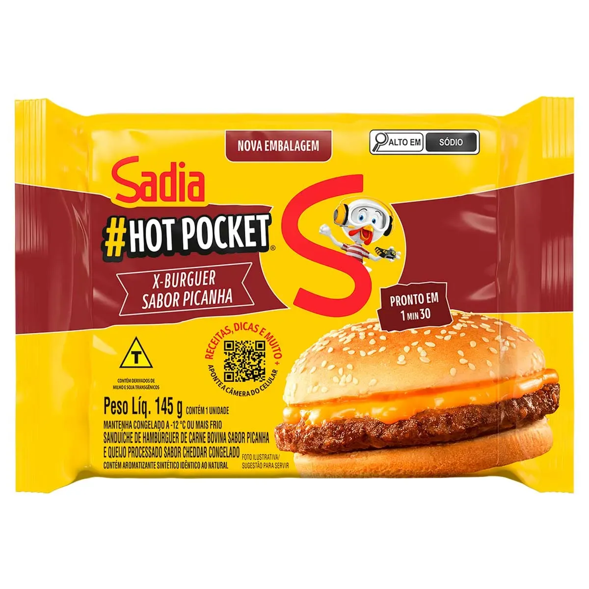 Hambúrguer Picanha Sadia 145G