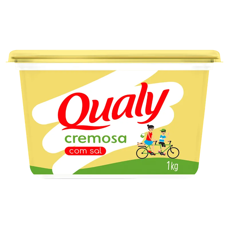 Margarina Cremosa com Sal Qualy 1KG