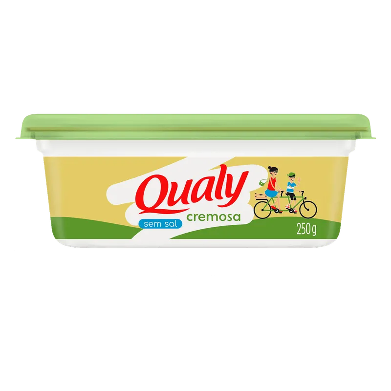 Margarina Cremosa sem Sal Qualy 250G