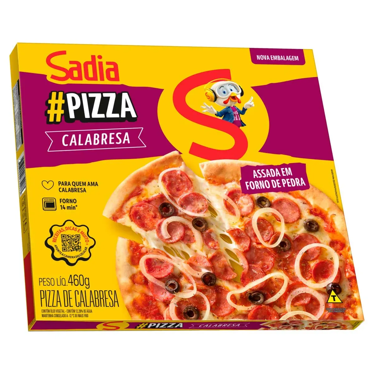Pizza de Calabresa Sadia 460G