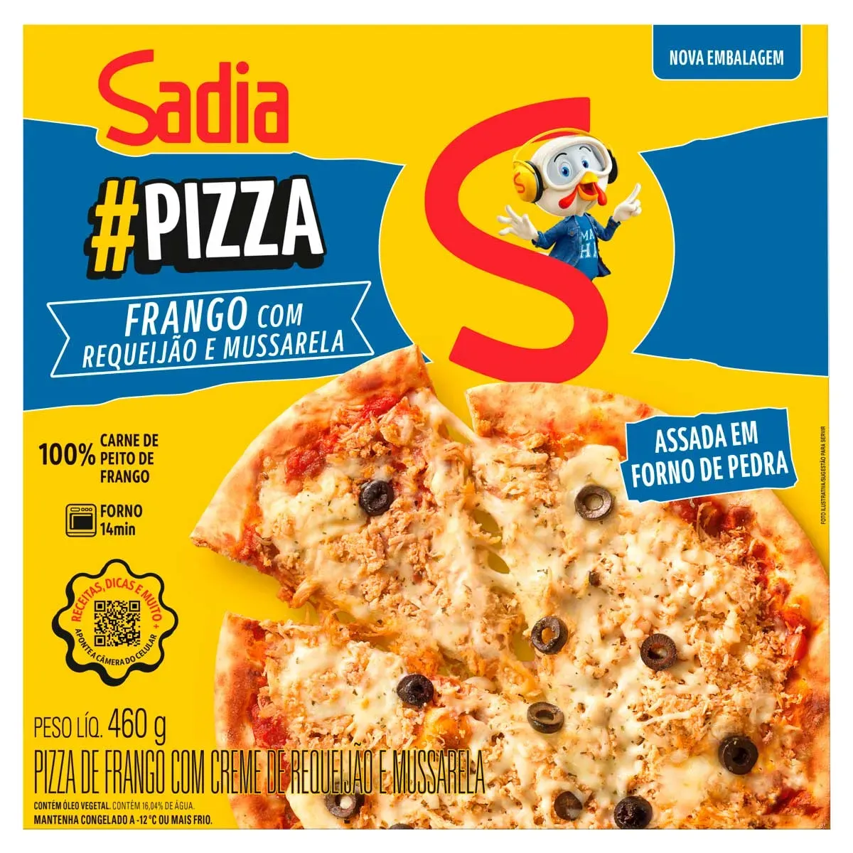 Pizza de Frango Sadia 460G