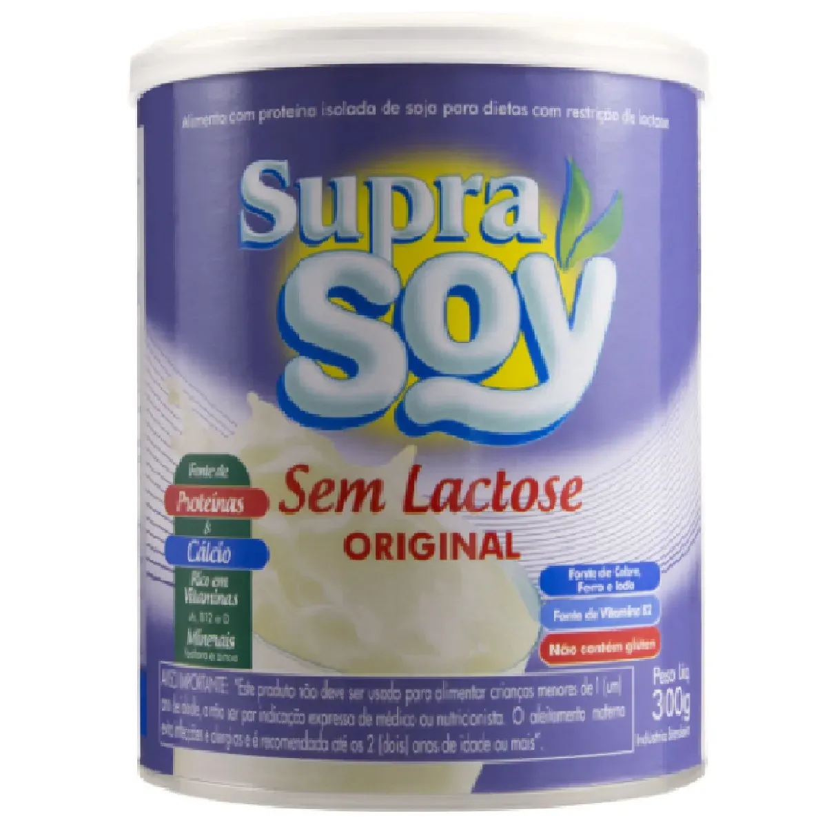Alimento à Base Soja em Pó Zero Lactose Supra 300G