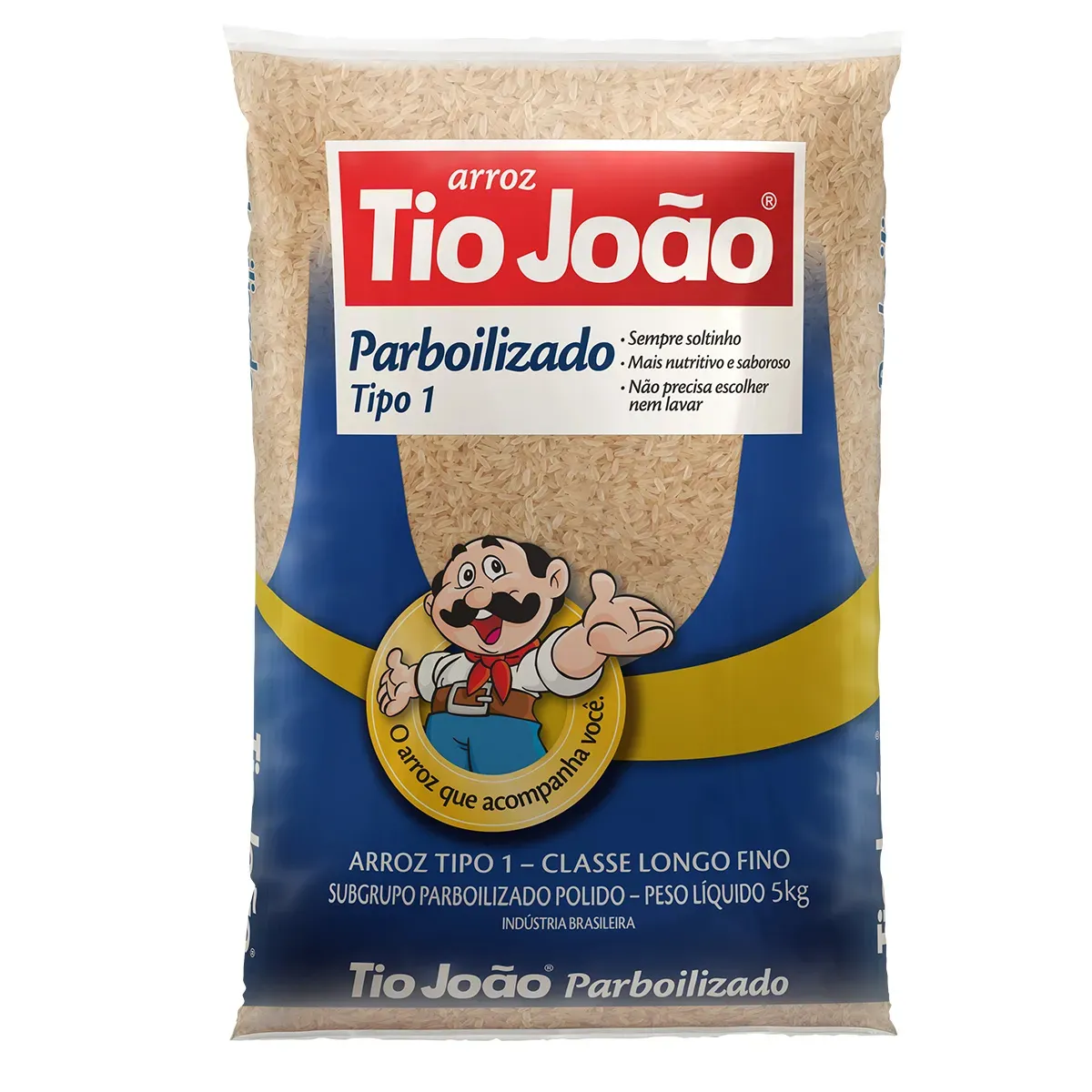 Arroz Parboilizado Tio João 5KG