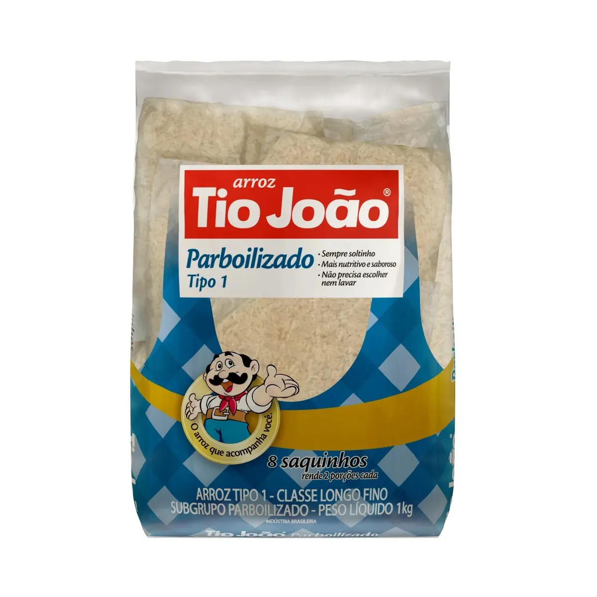 Arroz Parboilizado Tio João 1KG