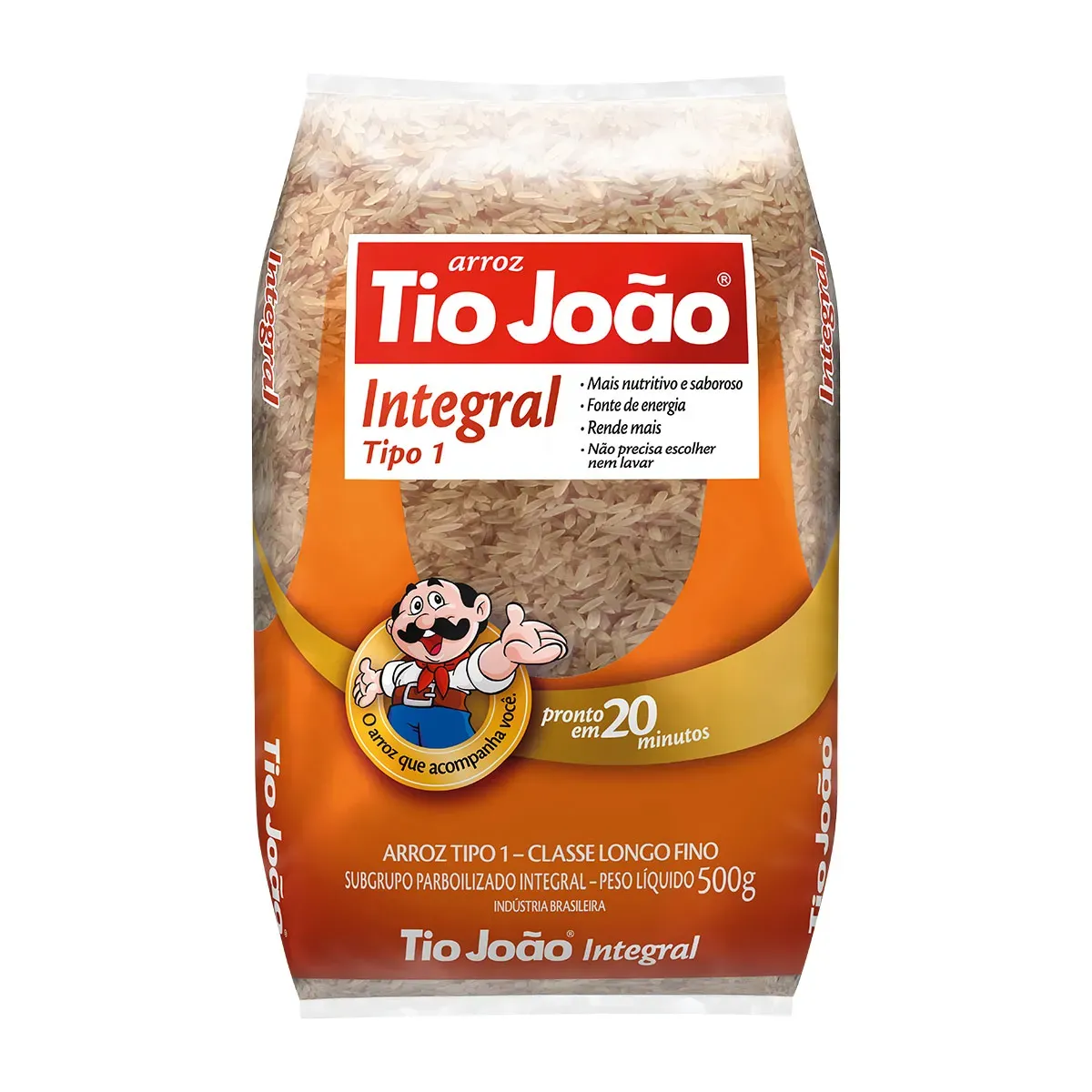 Arroz Integral Tio João 500G