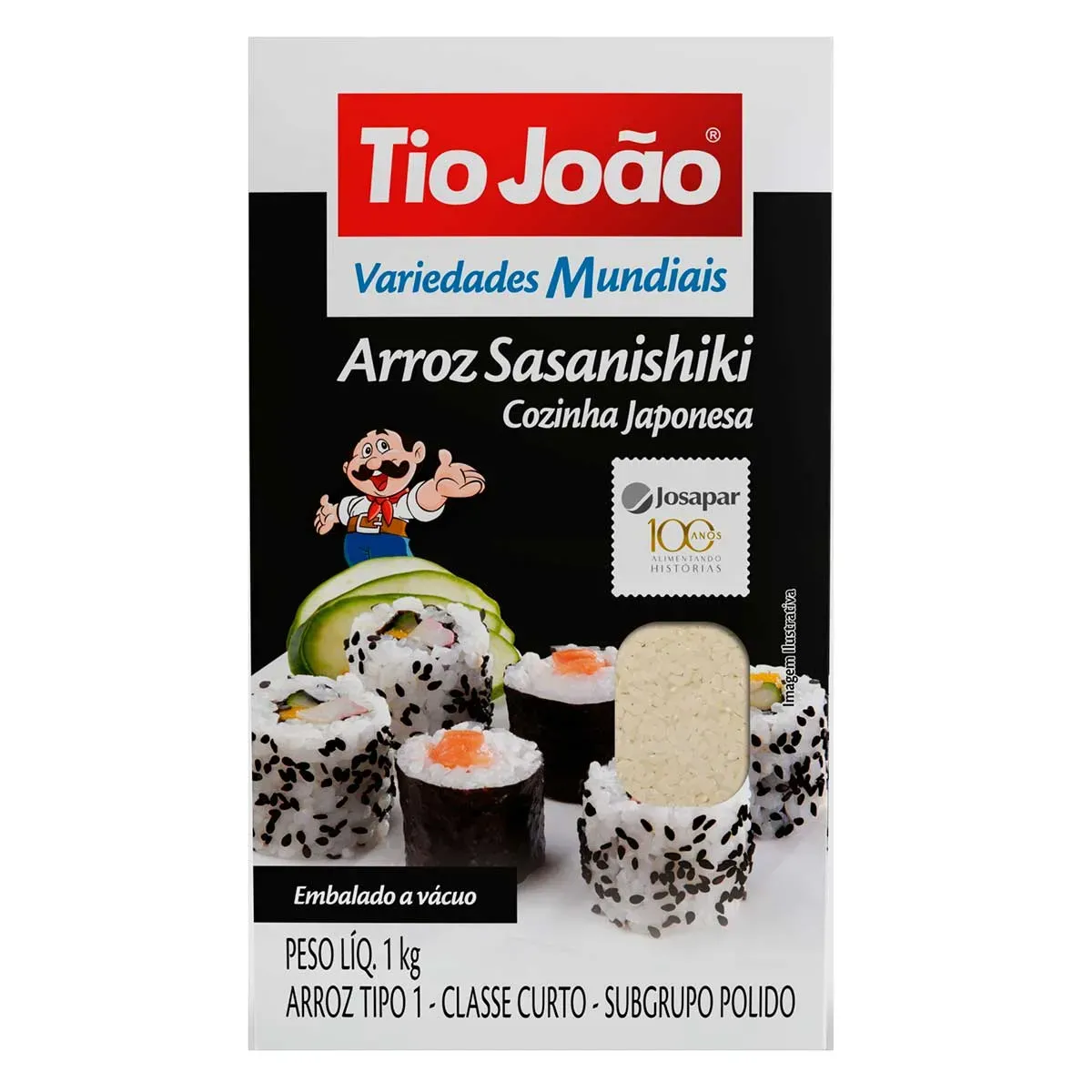 Arroz Sasanishiki Cozinha Japonesa Tio João 1KG