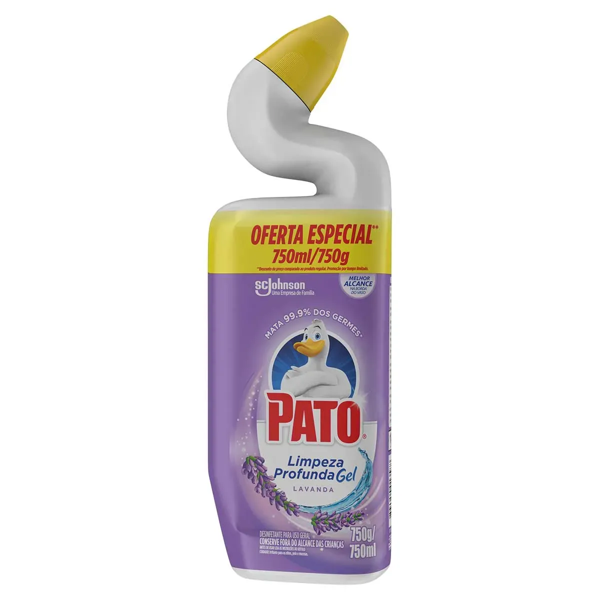 Desinfetante Gel Uso Geral Lavanda Pato 750ML
