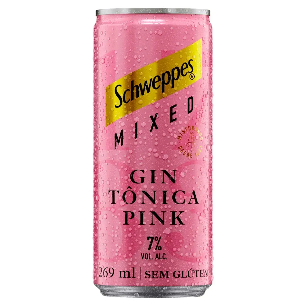 Gin Tônica Pink Amora Schweppes Mixed 269ML