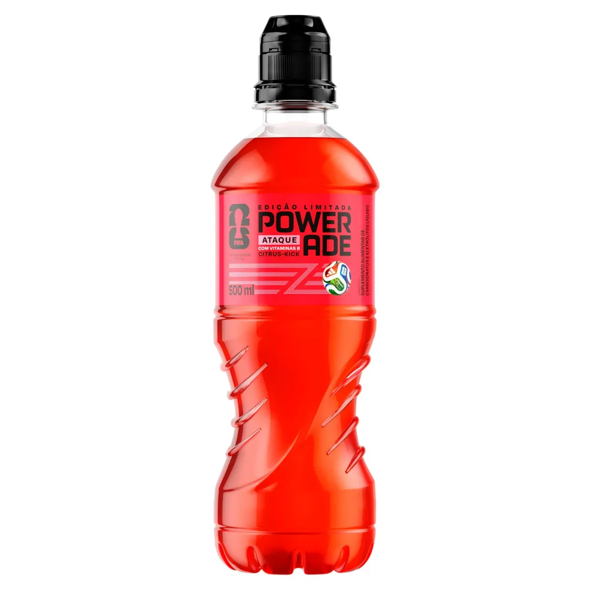 Isotônico Citrus Kick Powerade Ataque 500ML