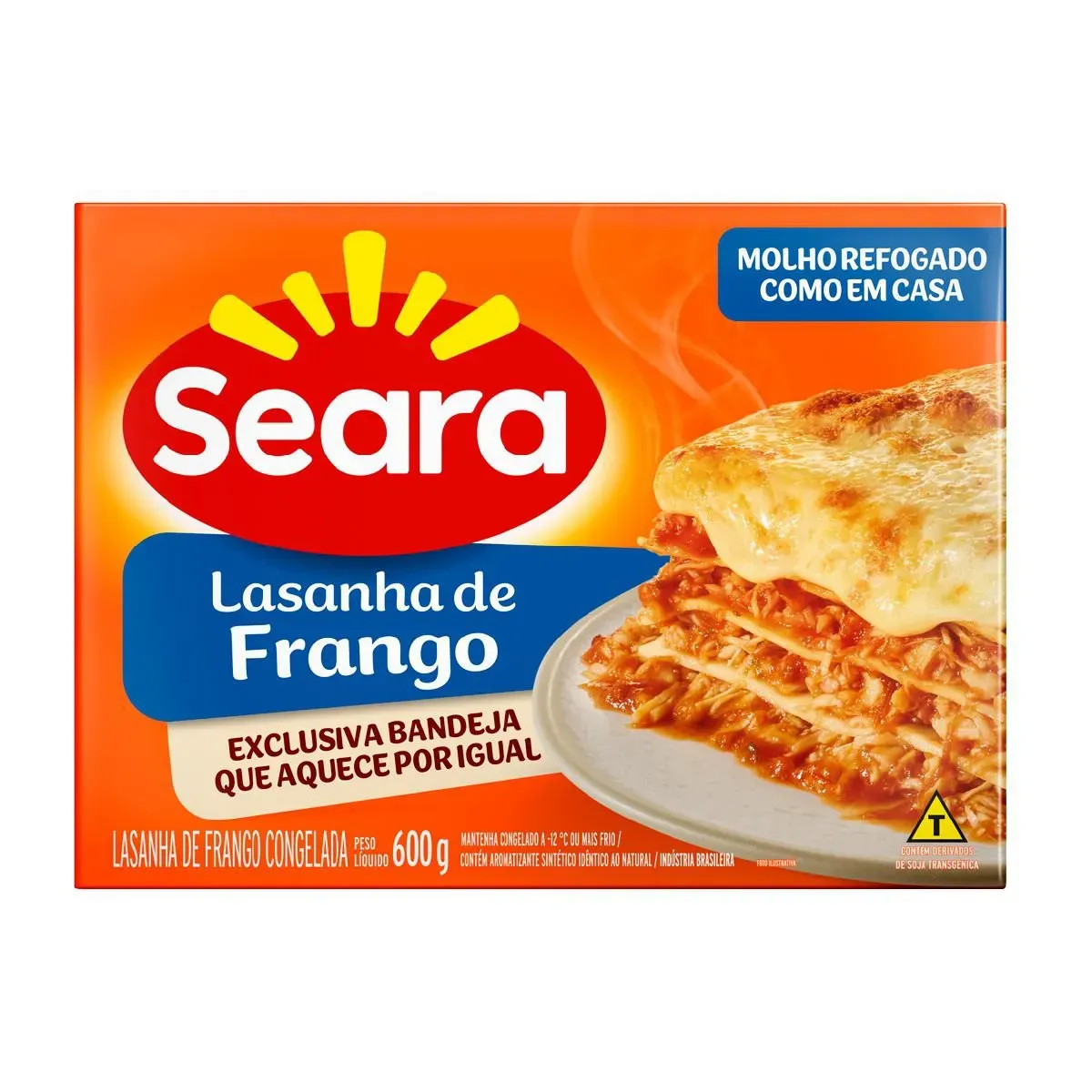 Lasanha de frango Seara 600G