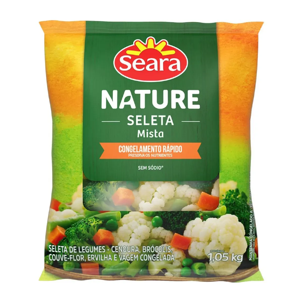 Seleta Mista Sem Conservantes Seara 1,05KG