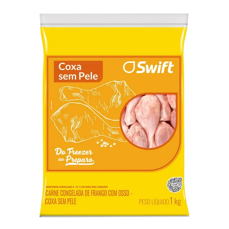 Coxa Frango Sem Pele Swift 1KG