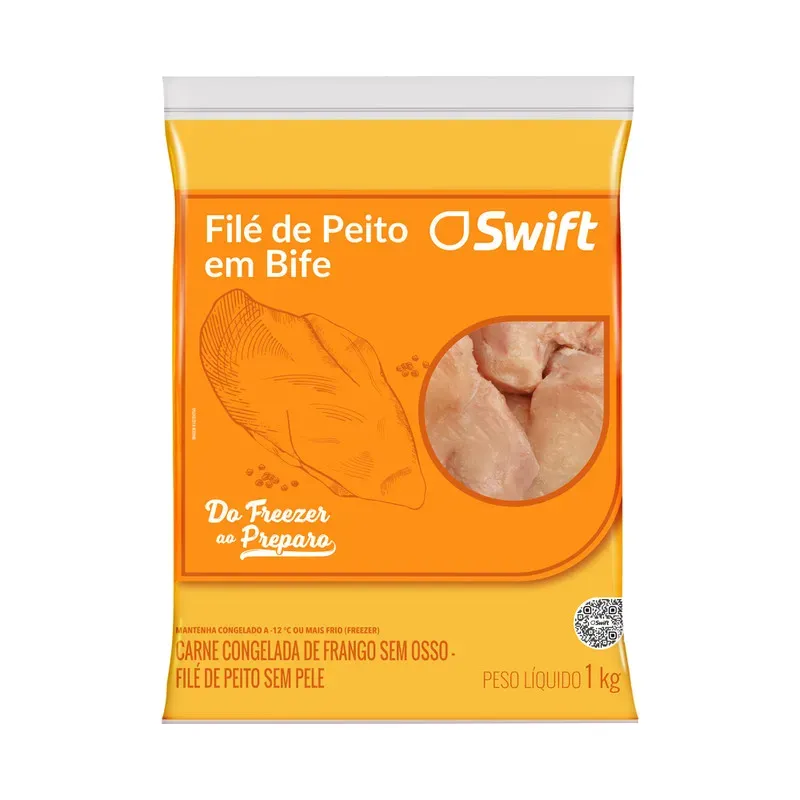 Filé de Peito em Bifes Swift 1KG