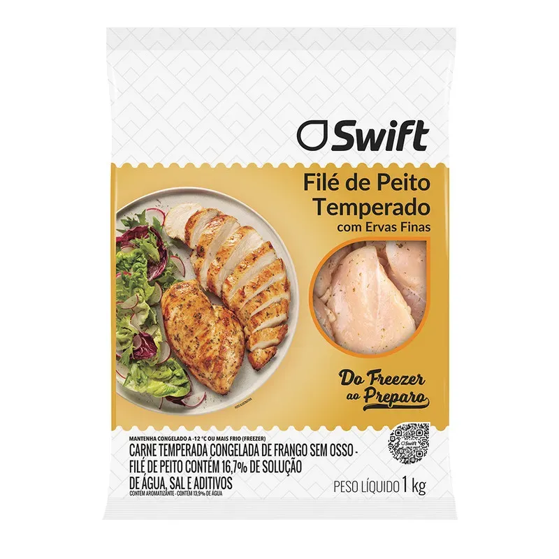 Filé de Peito Temperado Swift 1KG