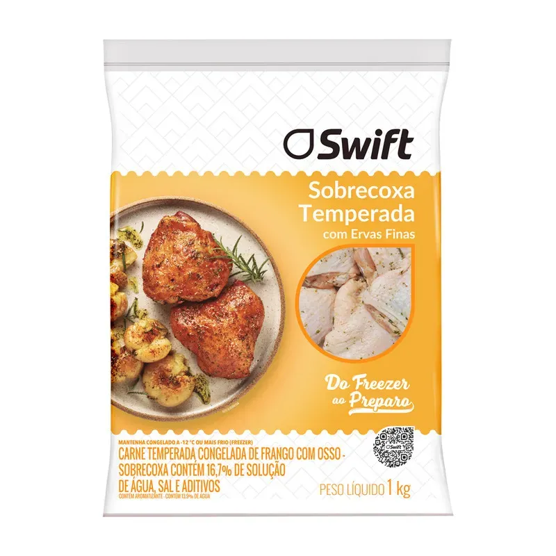 Sobrecoxa Temperada Swift 1KG
