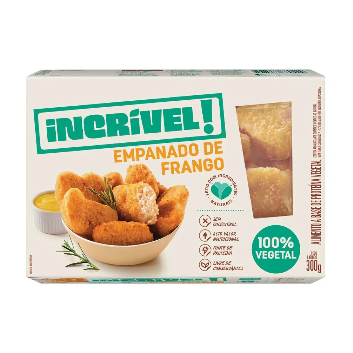 Empanado de Frango Incrível! 100% Vegetal 300G