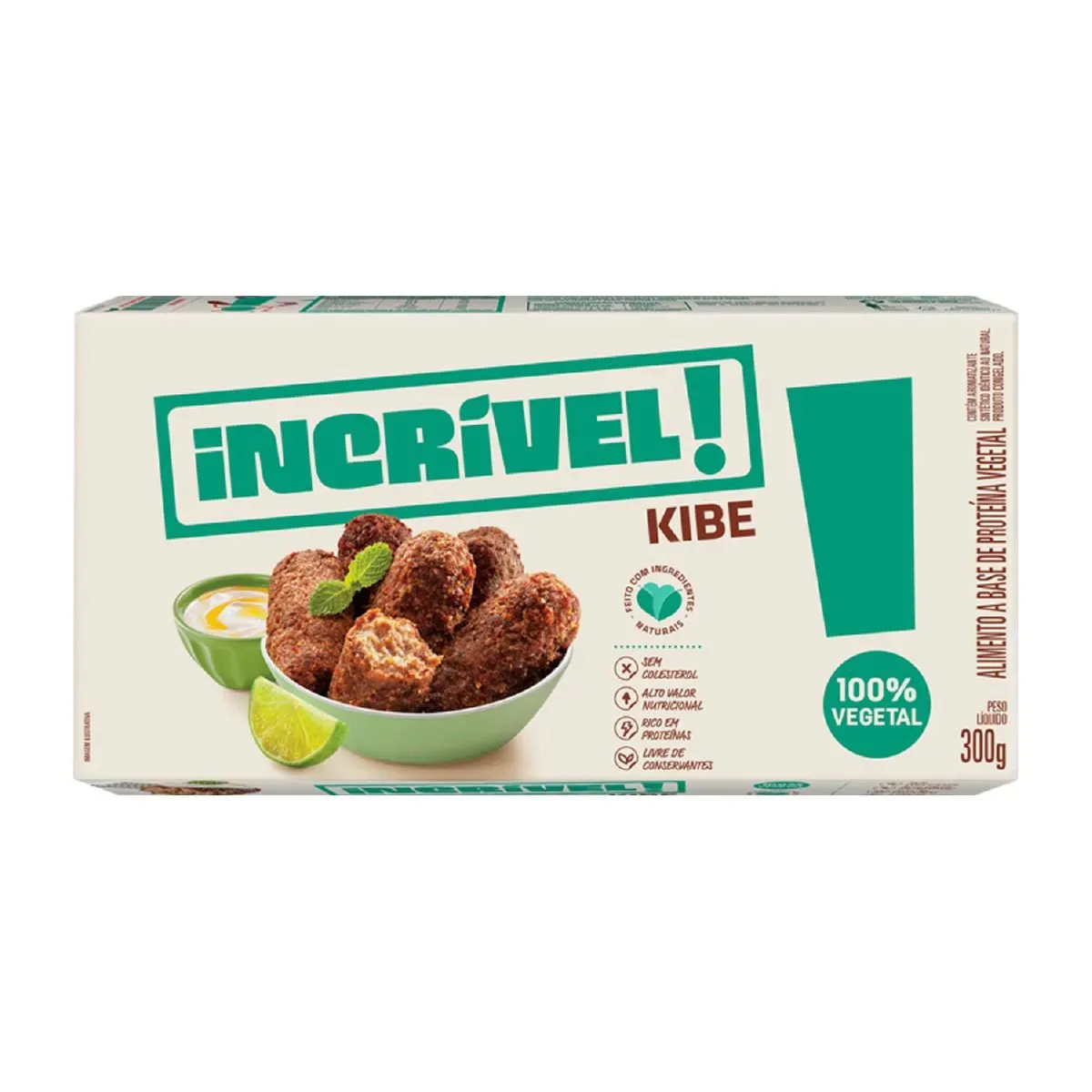 Kibe Incrível! 100% Vegetal 300G