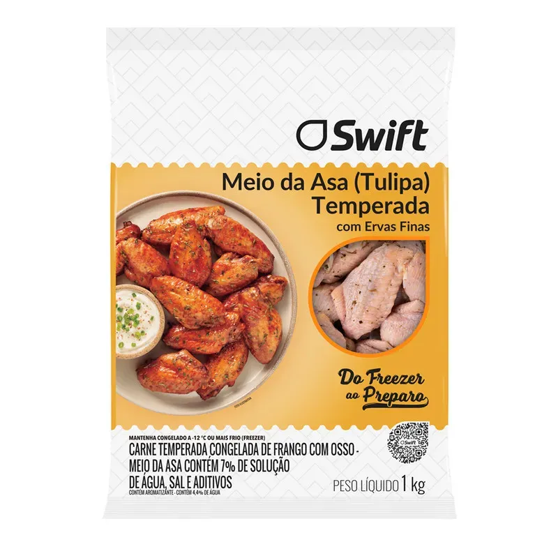Meio Asa (Tulipa) Temperada Swift 1KG