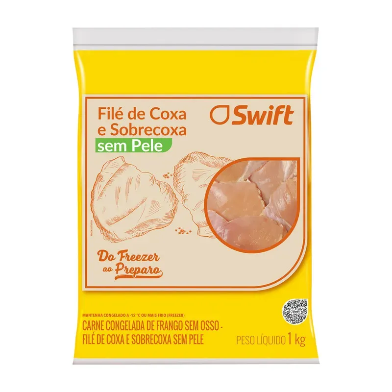 Filé de Coxa Sobrecoxa Sem Pele Swift 1KG