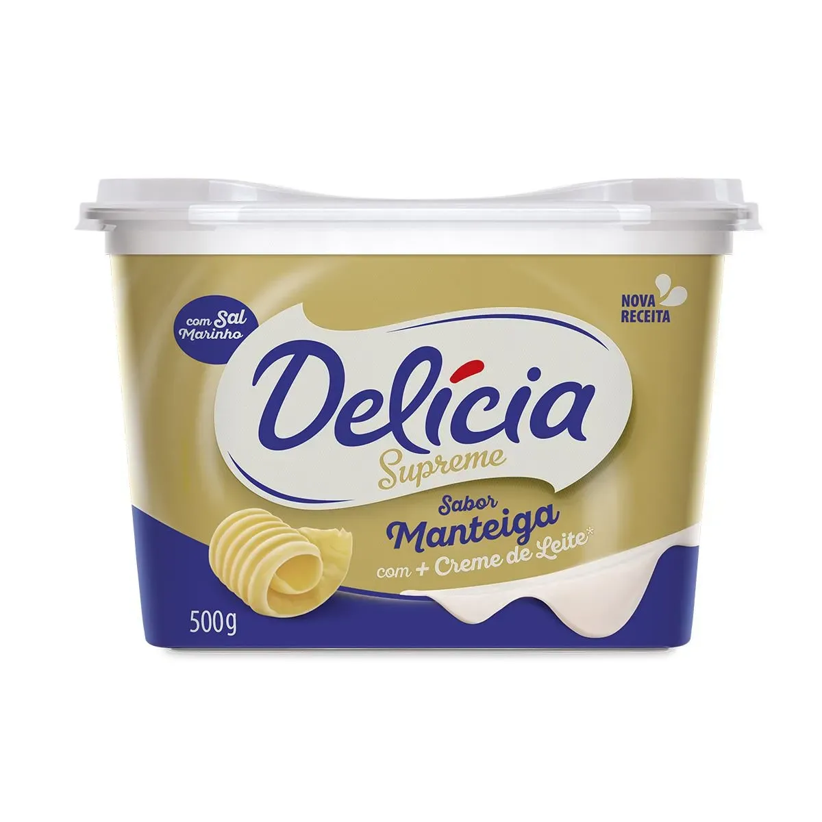 Margarina Supreme Creme Leite Sal Delícia 500G