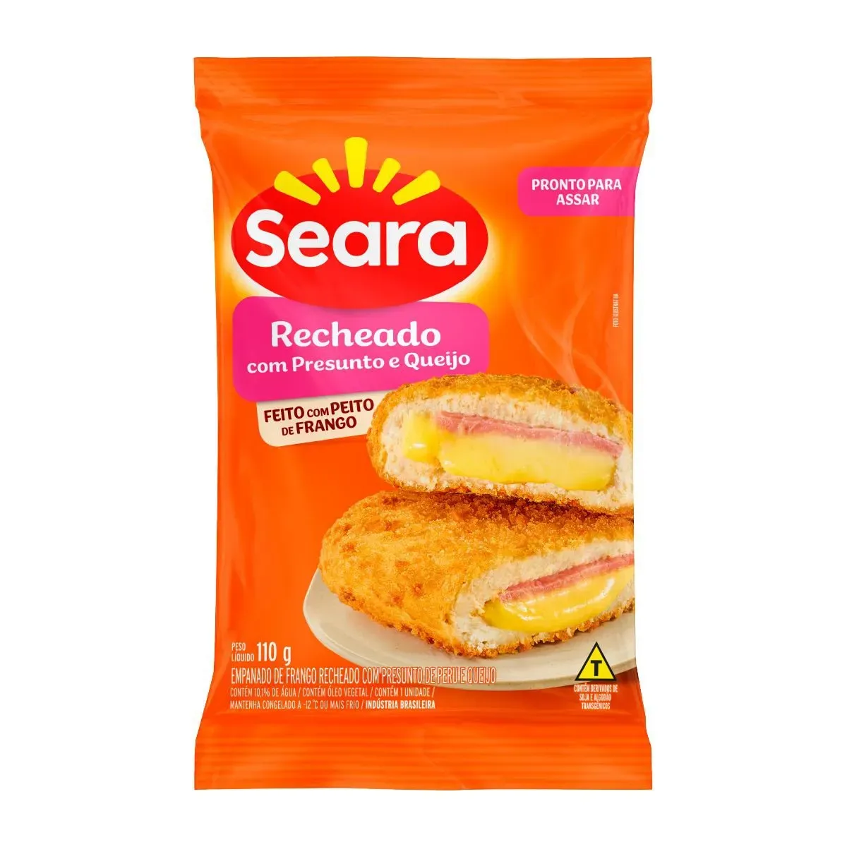 Empanado Presunto e Queijo Seara 110G