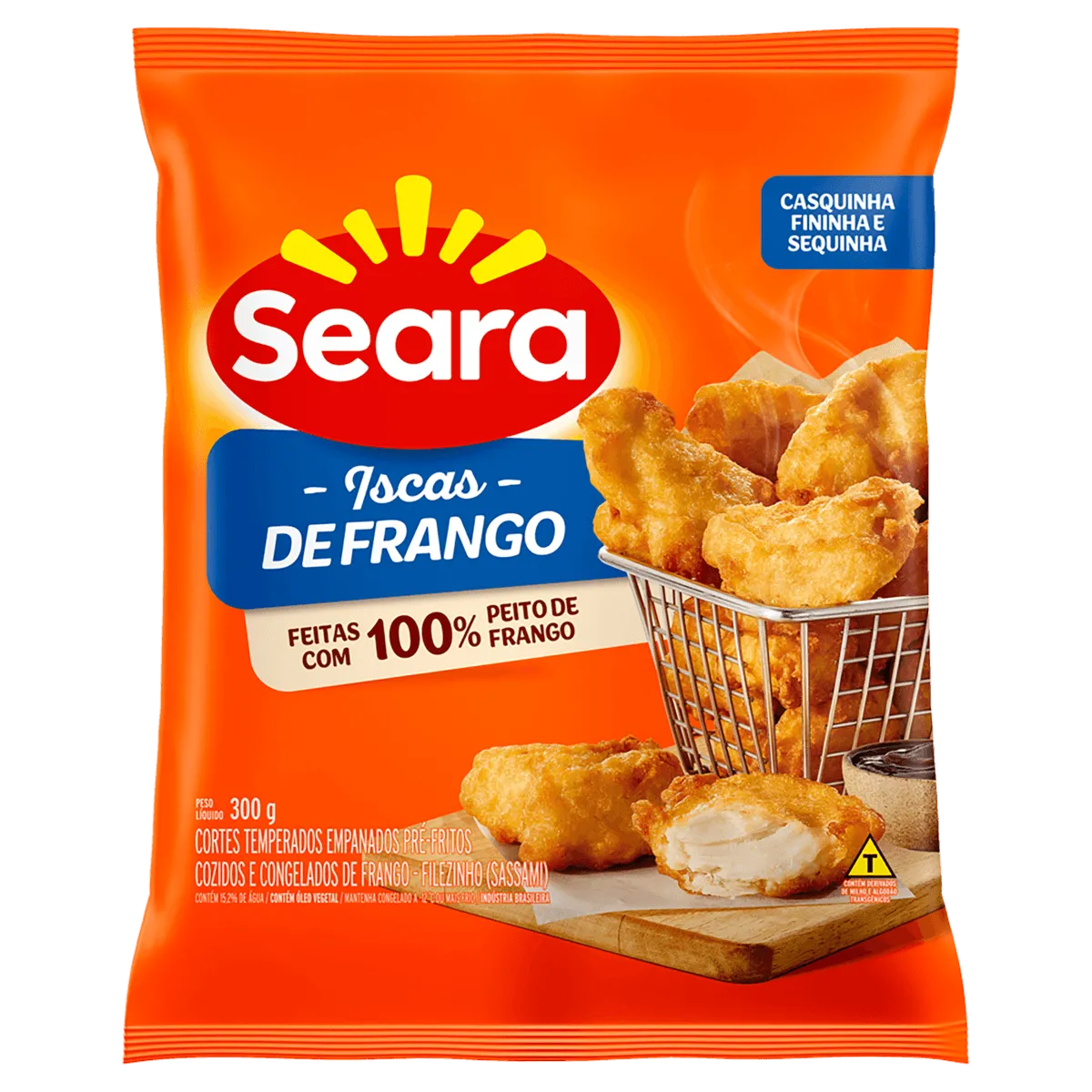Iscas de Frango Empanado crocante Seara 300G