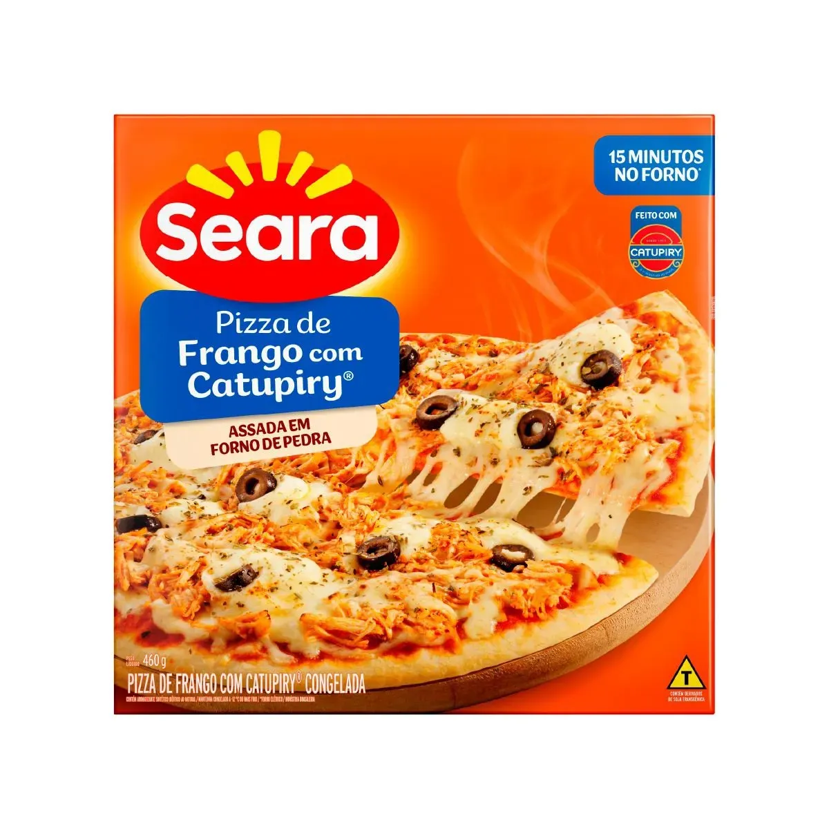 Pizza de frango com Catupiry Seara 460G