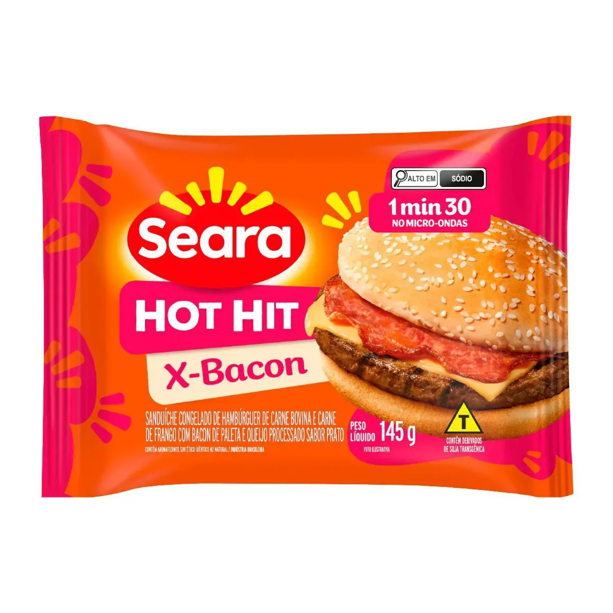Hot Hit X-Bacon Seara 145G