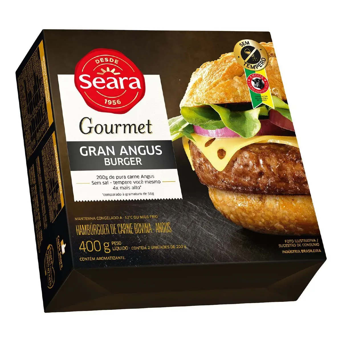 Gran angus burger Seara Gourmet 400G