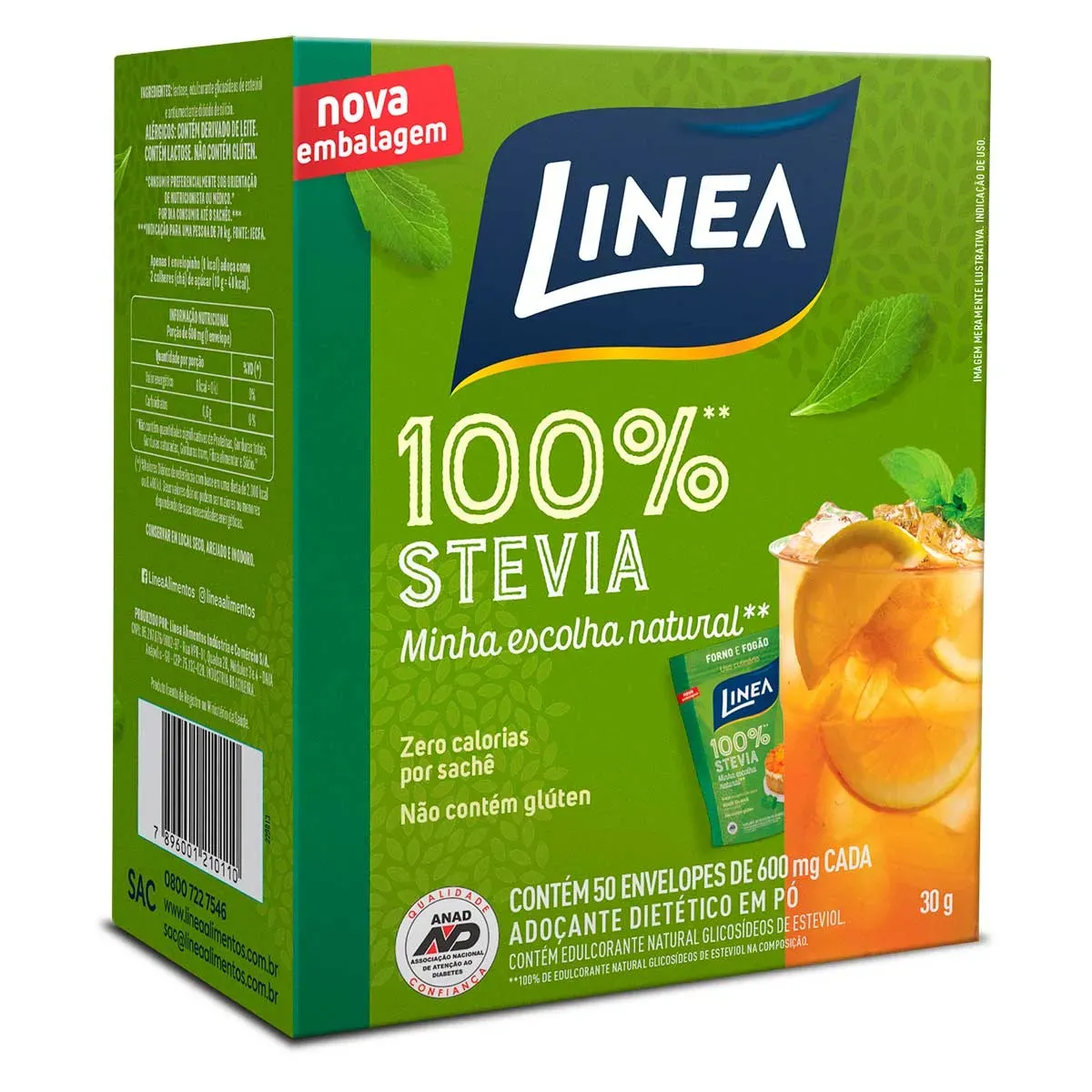 Adoçante em Pó Stevia Linea 50UN