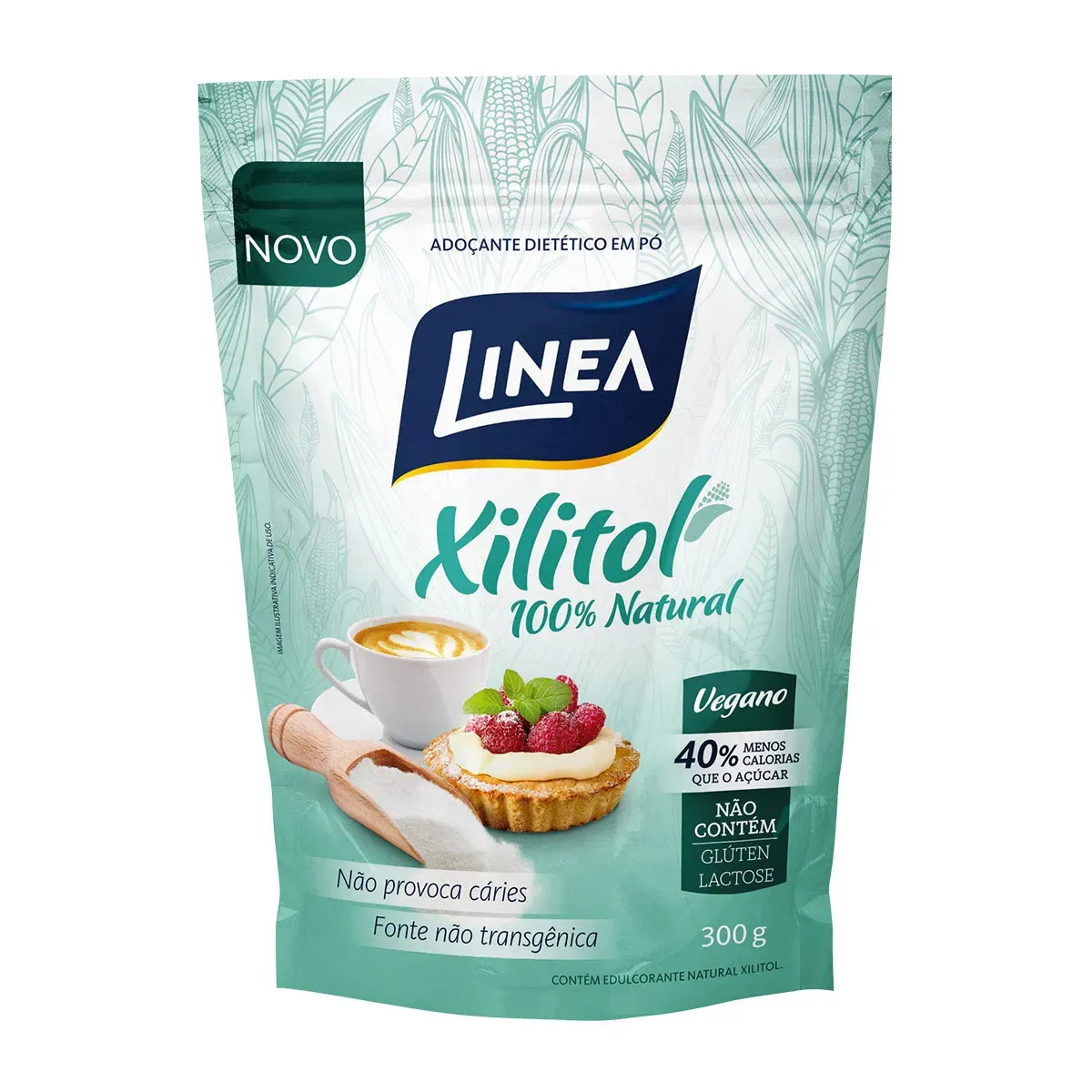 Adoçante em Pó Vegano Xilitol Linea 300G